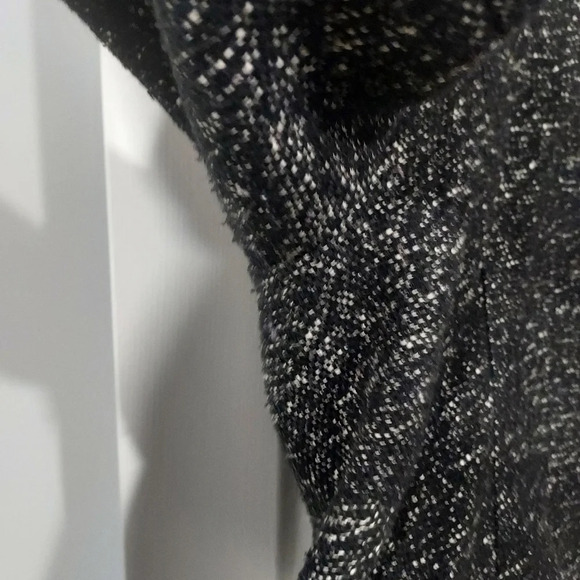 Gap Marled Black & White Tweed Moto Jacket in Size XXL - Picture 10 of 15